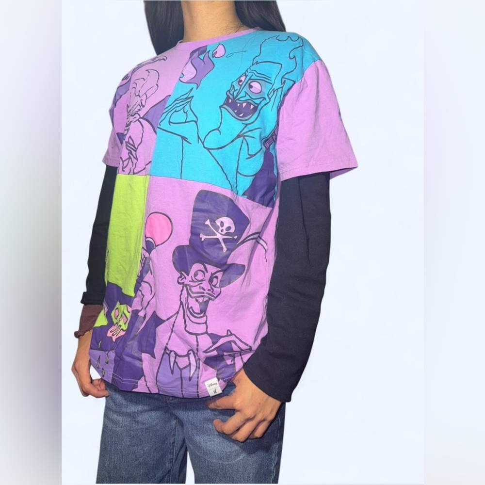 Disney Loungefly Villains graphic tee.
